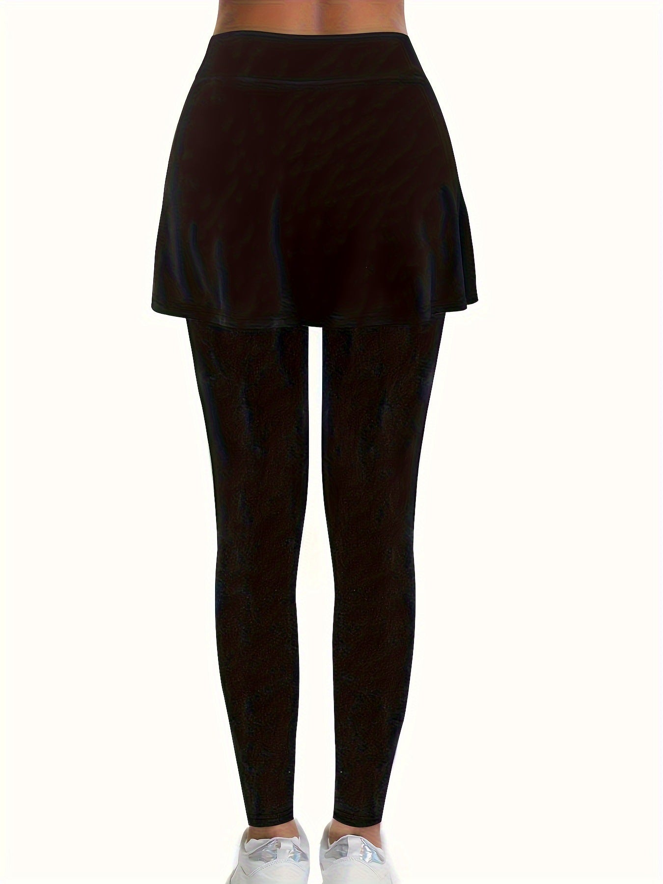 High Waist Skirted Leggings 2-in-1