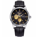 Automatische Armbanduhr aus Leder