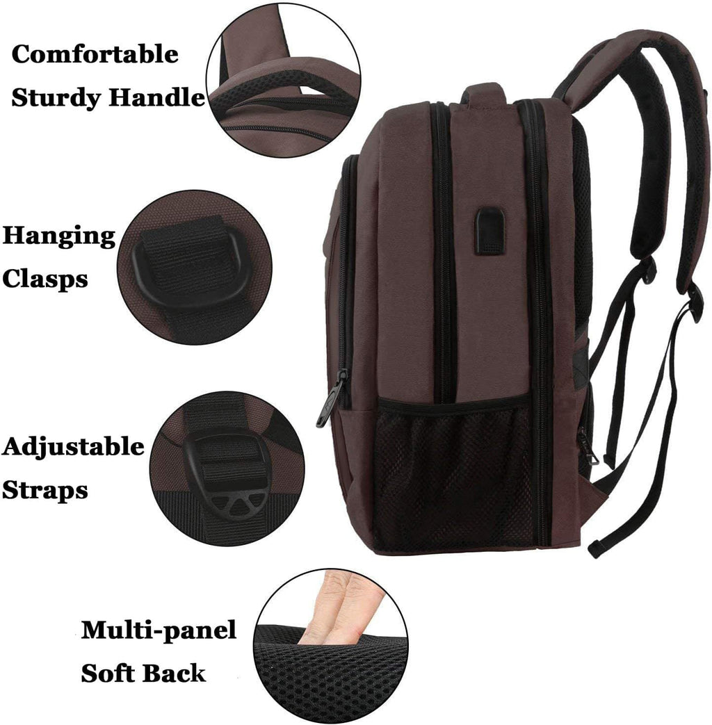 Grosser Allzweck-Reiserucksack mit Luftpolster – Bild 4 | LuxeStyle