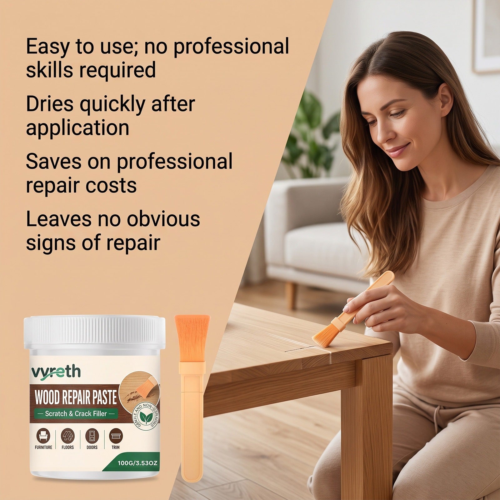 Holz Reparaturpaste