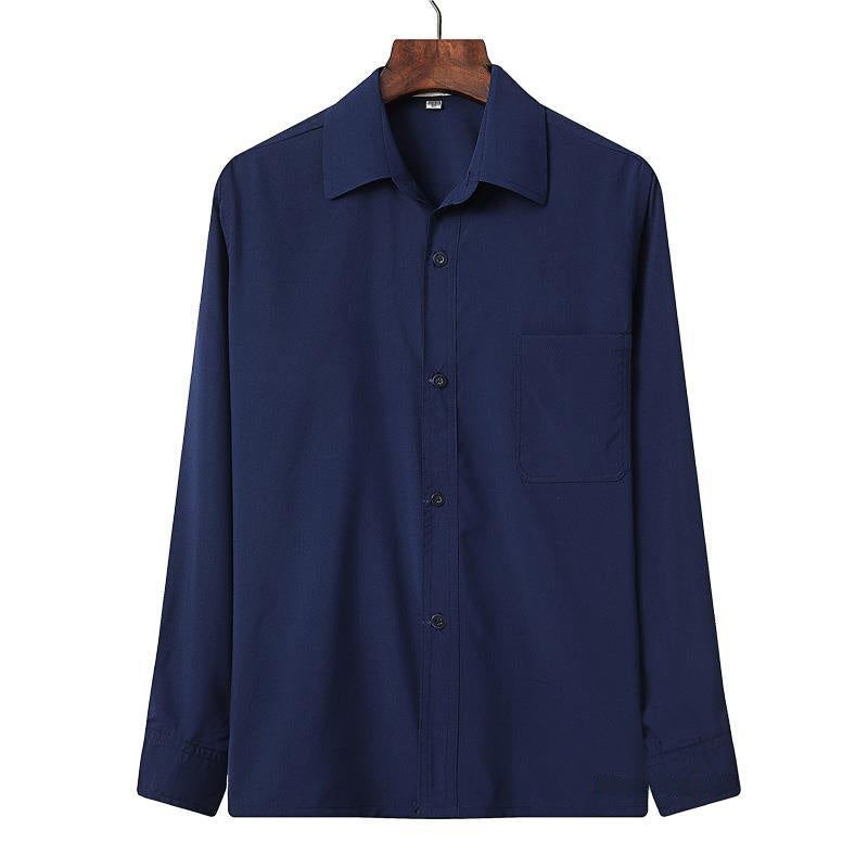 Herren Leinenhemd mit Revers, locker geschnitten – Bild 7 | LuxeStyle