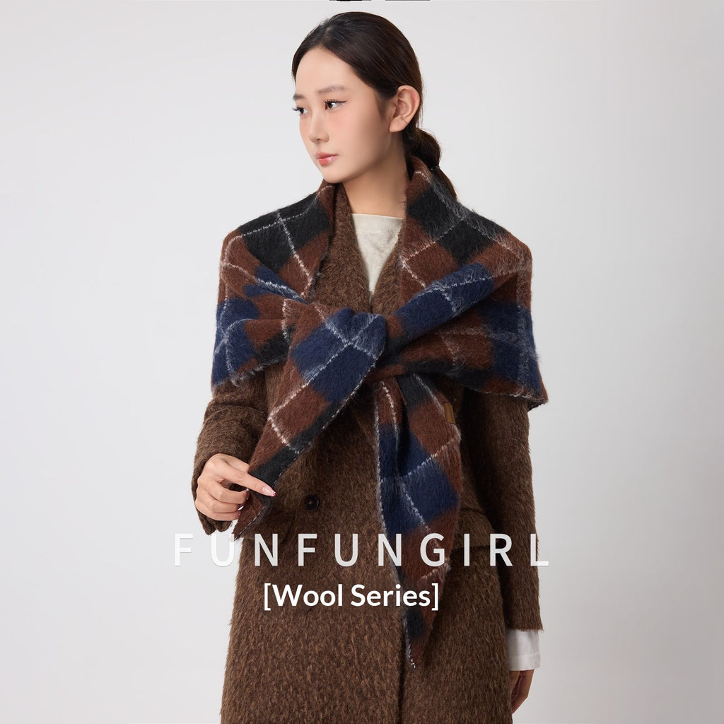 Triangular Schals mit Strassstein-Jacquard-Muster – Bild 2 | LuxeStyle