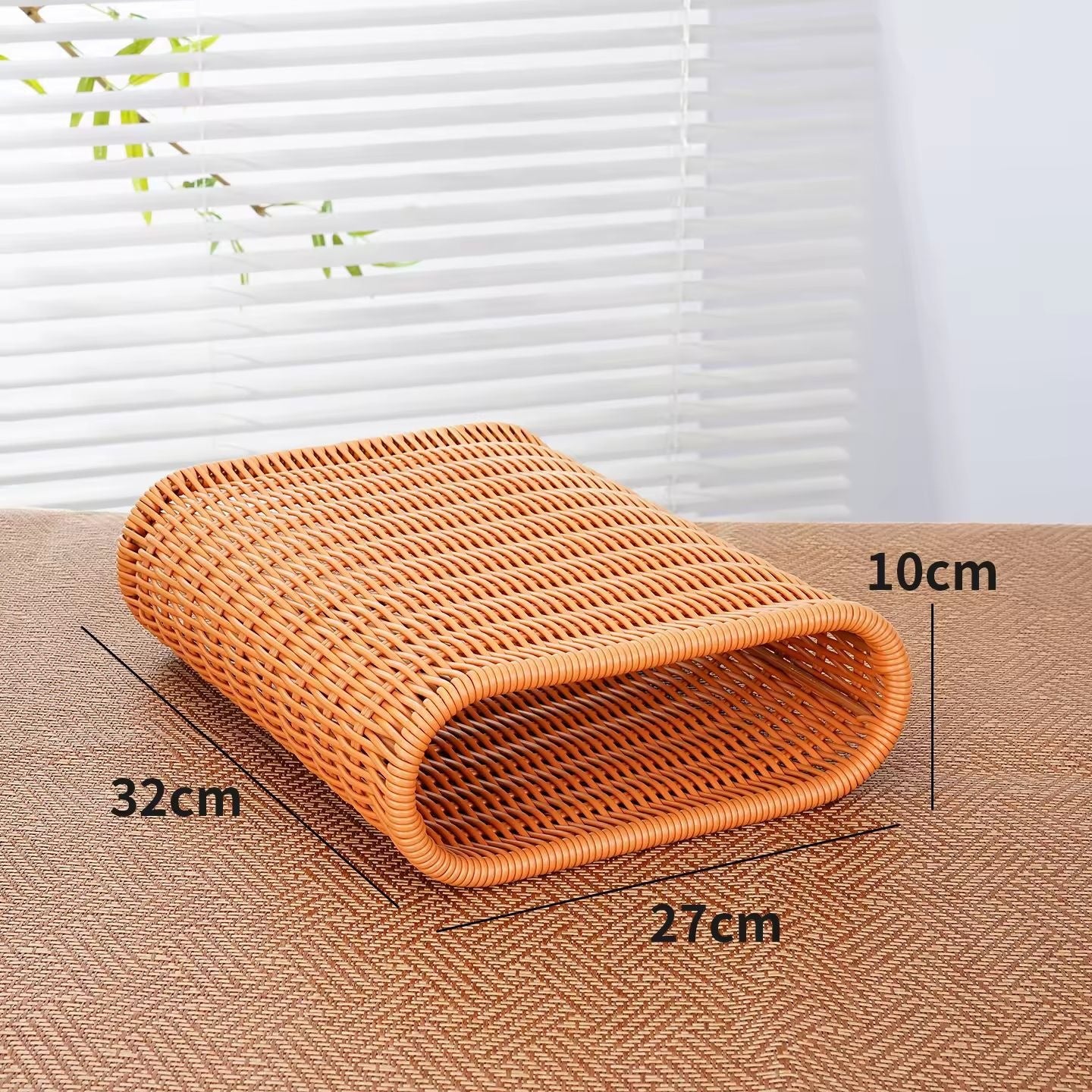 Rattan-Kühlkissen mit Nackenstütze