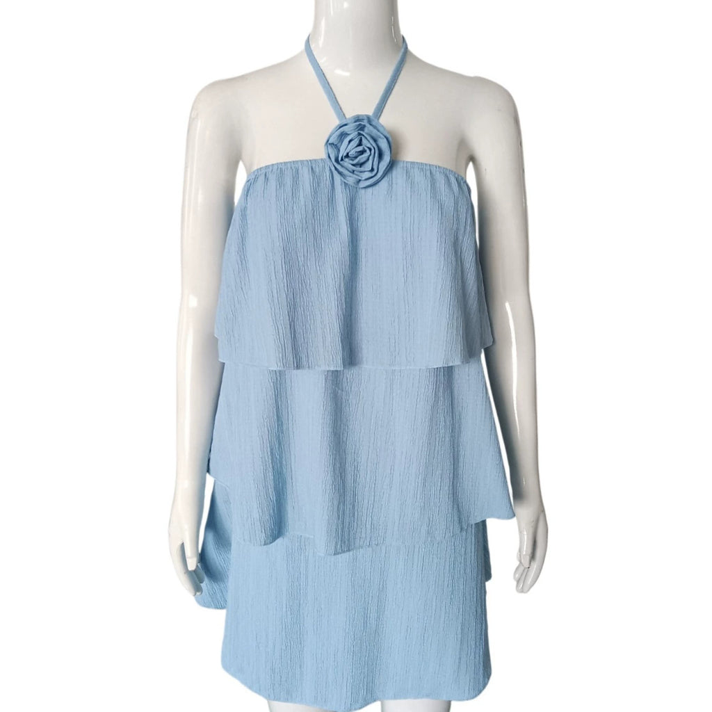 Figurschmeichelndes Strandkleid, leichte Passform
