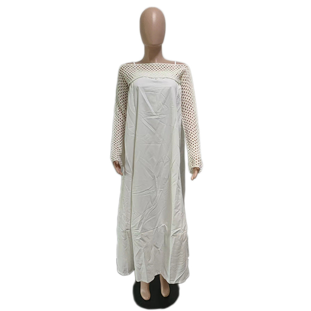 Zweiteiliges Sweater-Cape Kleid-Set – Bild 3 | LuxeStyle