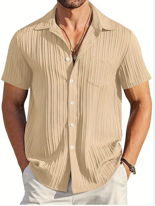 Poloshirt mit Kragen, Kurzarm, einfarbig – Bild 9 | LuxeStyle