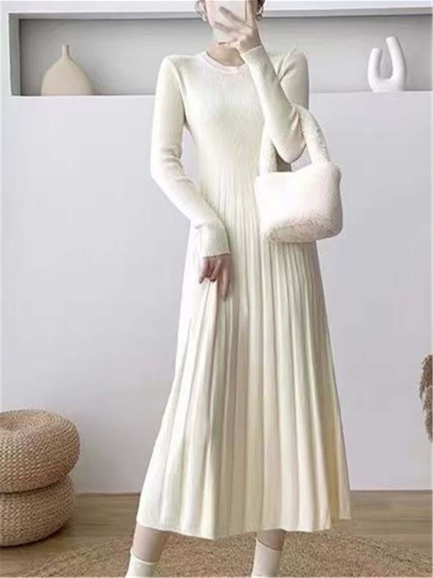Elegantes Strickkleid für Damen