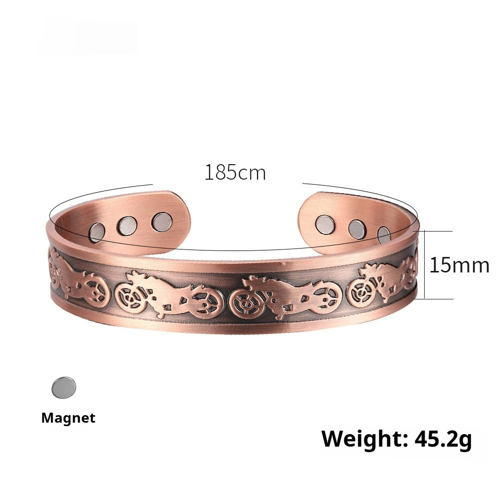 Kupfer-Magnetarmband für Herren – Bild 3 | LuxeStyle