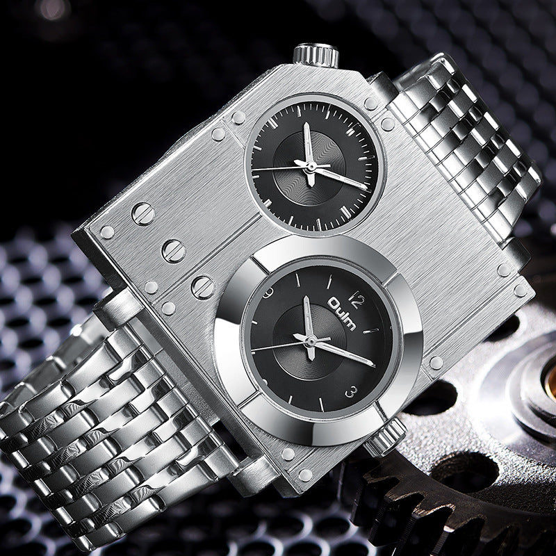 Herrenuhr mit grossem, quadratischem Zifferblatt – Bild 3 | LuxeStyle