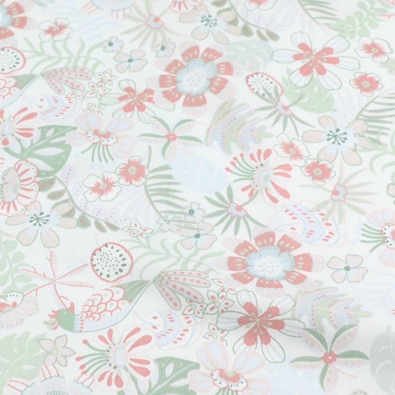 Blumen Baumwollstoff (235 cm breit) | LuxeStyle