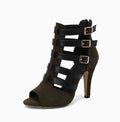 Sandalen mit Peep Toe und Reissverschluss – Bild 3 | LuxeStyle
