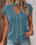 V-Ausschnitt Cardigan