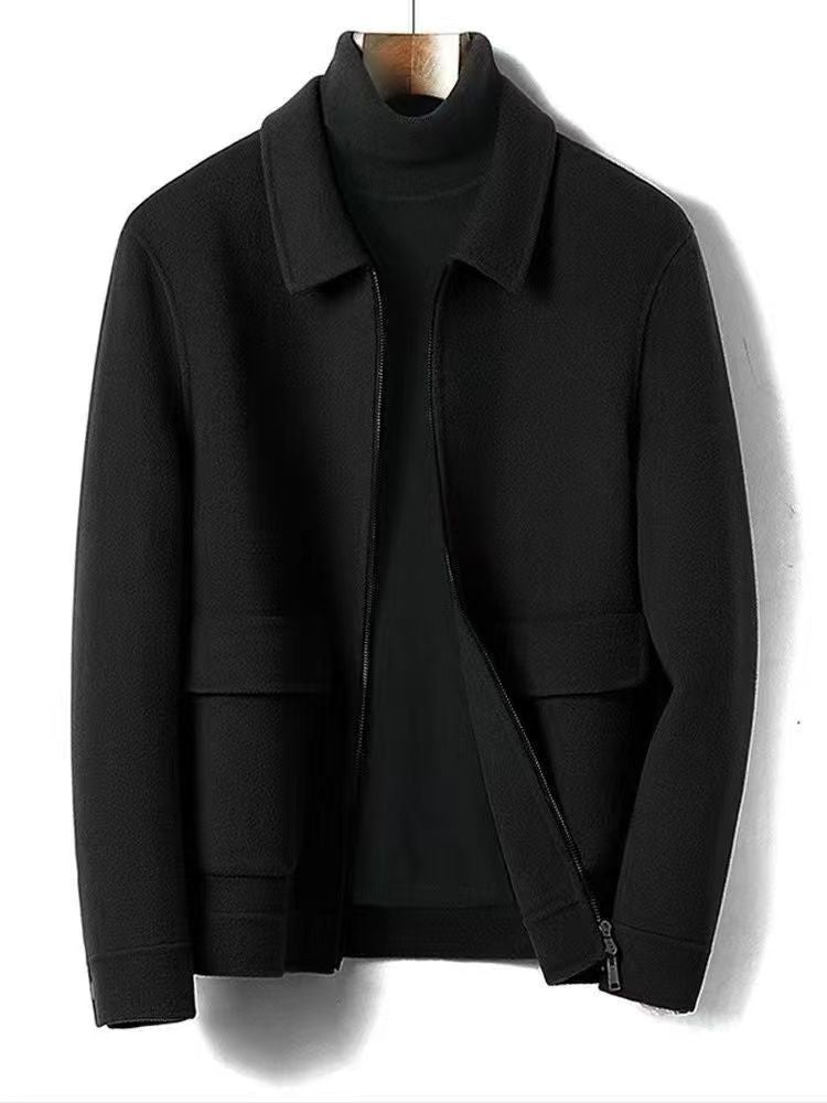 Cardigan aus Wollmischung mit Stehkragen