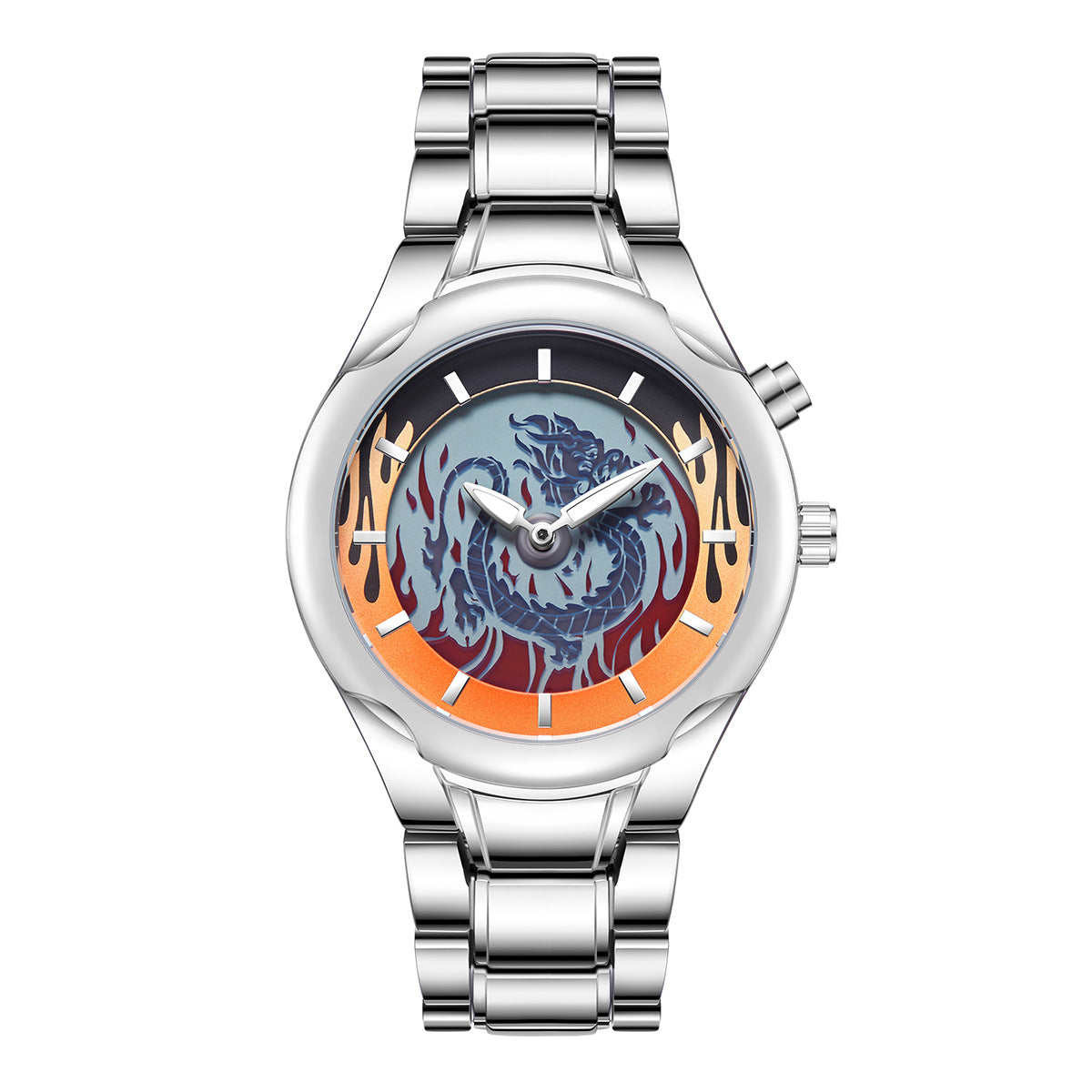 Personalisierte Retro Drachen Herrenuhr – Ansicht 3