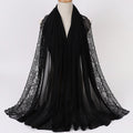 Schal aus Chiffon mit Spitzenabschluss – Bild 6 | LuxeStyle
