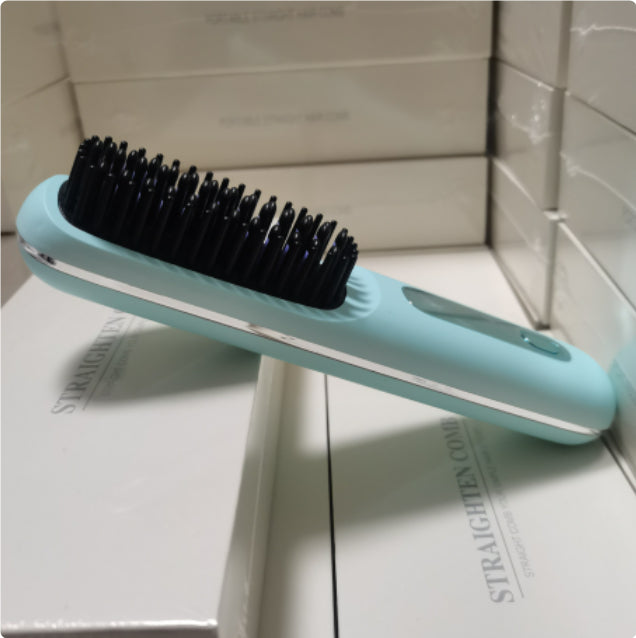 Kabellose 2-in-1 Glättbürste für schnelles Styling