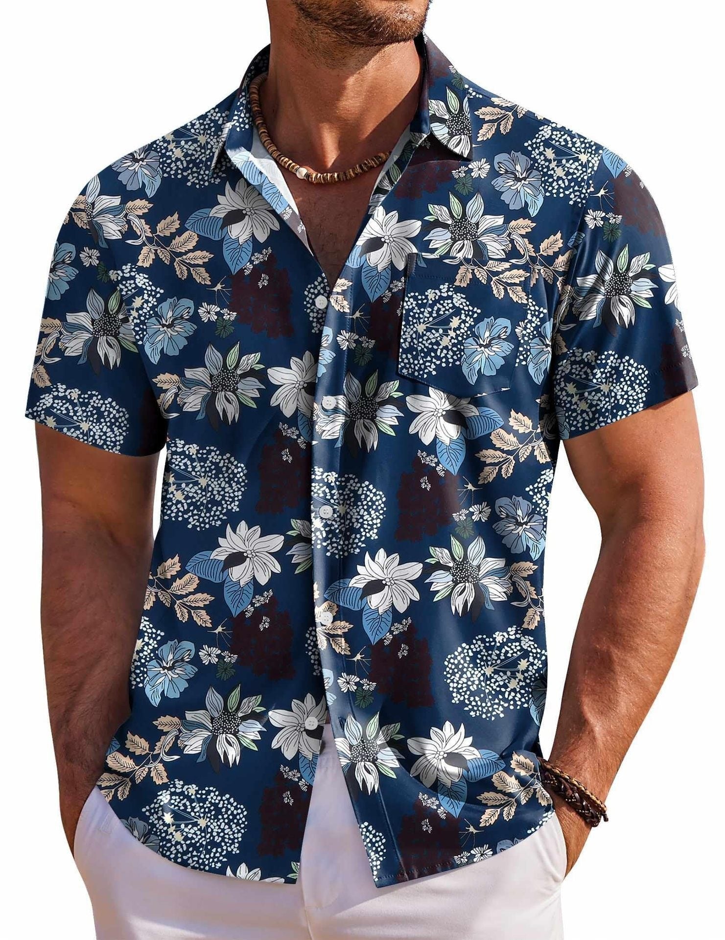 Herren Hemd im lässigen Beach-Look