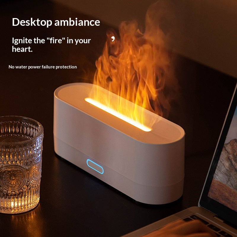 Flammen-Aroma-Diffusor mit Luftbefeuchter