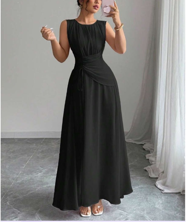 Langärmellose Chiffon-Dress – Bild 7 | LuxeStyle