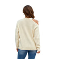 Pullover mit Herzausschnitt und Schleifendetail – Bild 1 | LuxeStyle