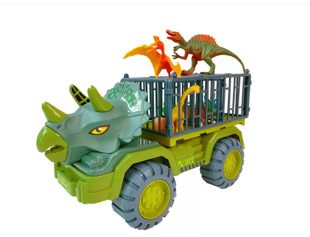 Dinosaurier-Fahrzeug-Spielzeugset für Kinder – Bild 6 | LuxeStyle
