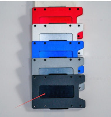 Kartenetui aus Aluminium