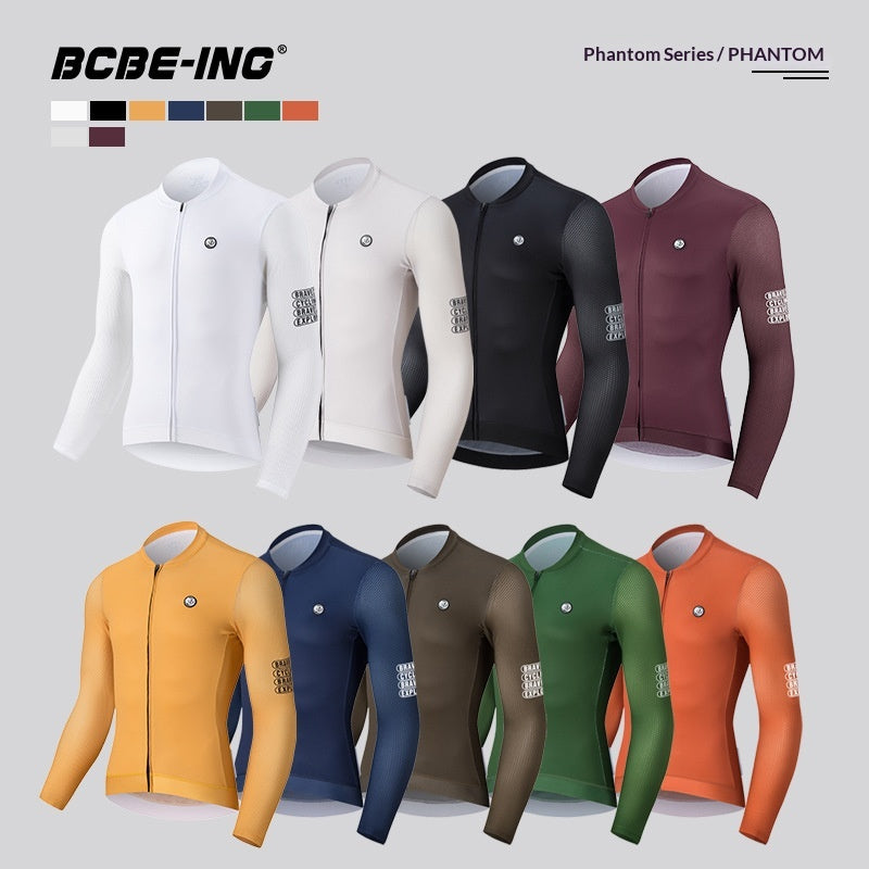 Cycling-Langarmshirt mit Icecooling-Fabric
