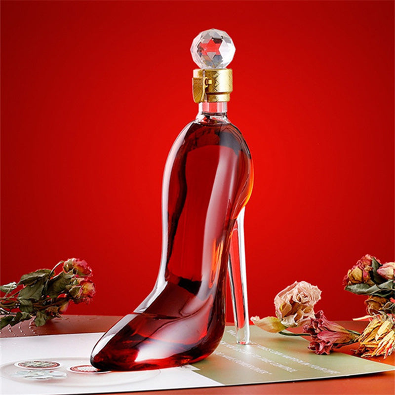 High Heels Sektflasche aus Glas – Bild 6 | LuxeStyle