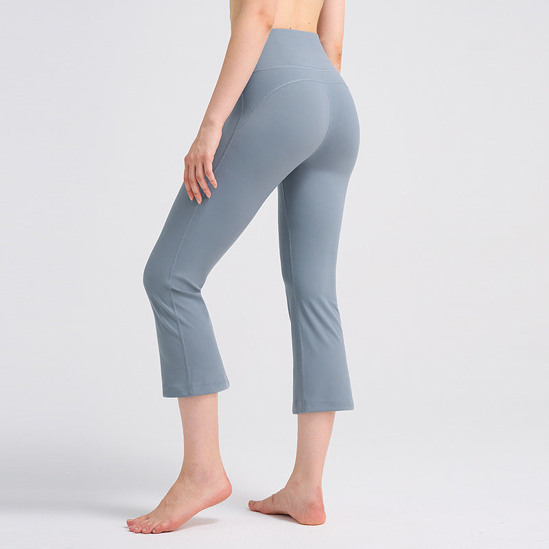 Fitness-Hosen Damen, nude-Feel, schnell trocknend