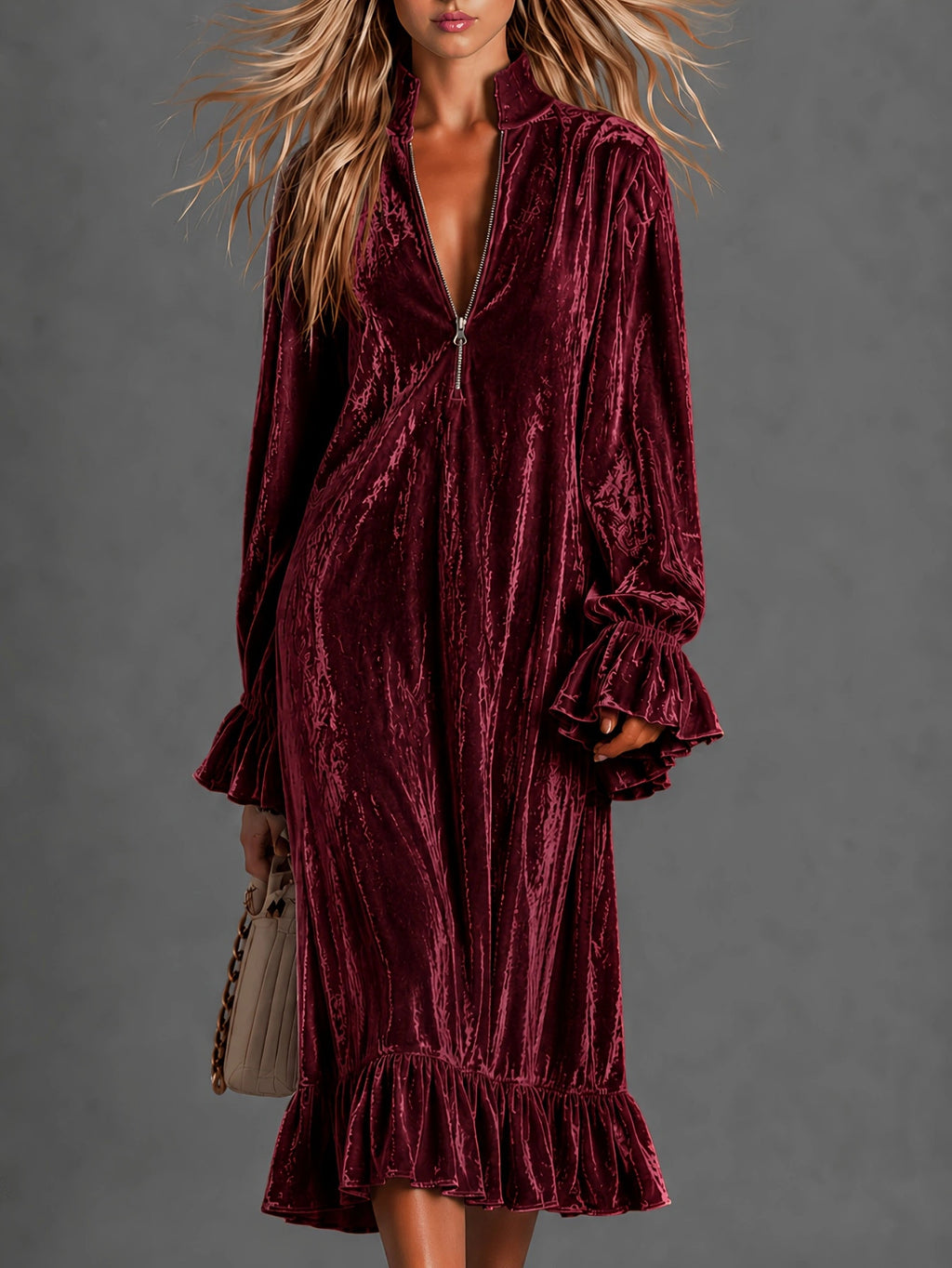 Polyester-Kleid