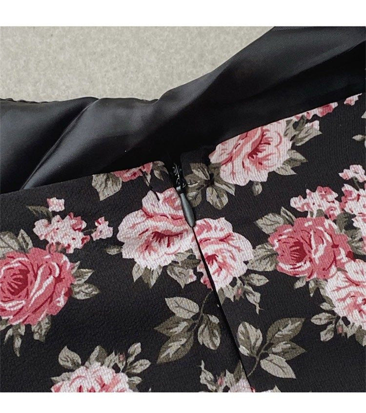 Ärmelloses Wickelkleid mit Blumenmuster – Bild 5 | LuxeStyle