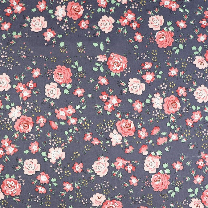 Geblümter Twill-Baumwollstoff mit Pflanzenmuster – Bild 13 | LuxeStyle