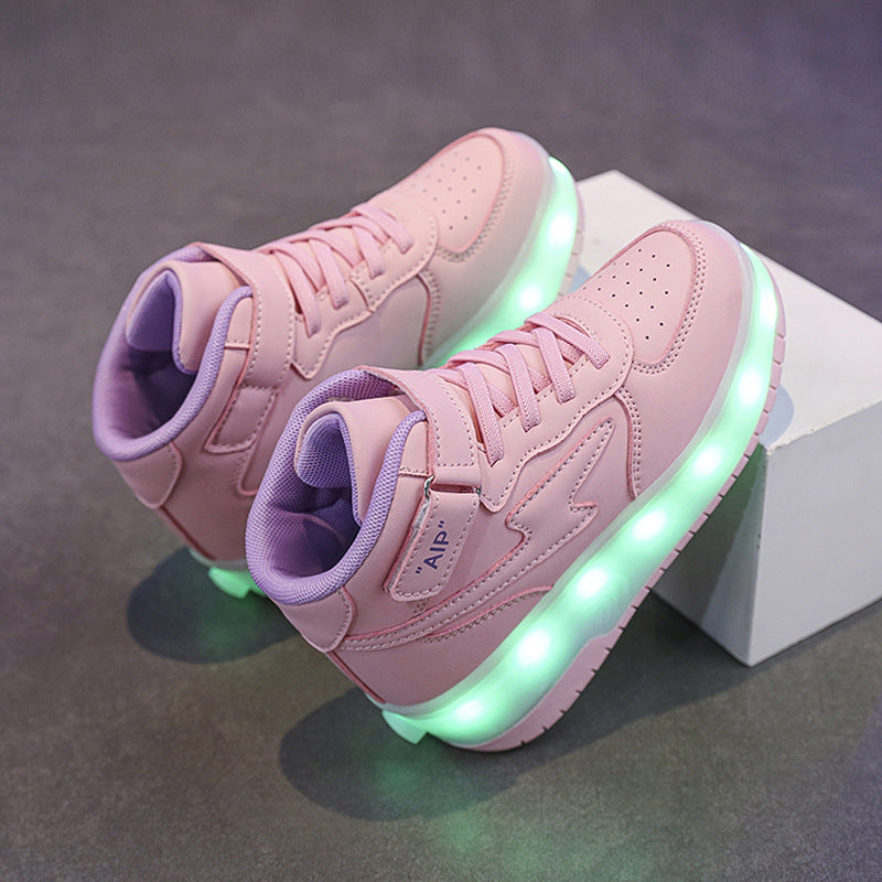 Jugendliche Lederrollschuhe mit Doppellaufrollen