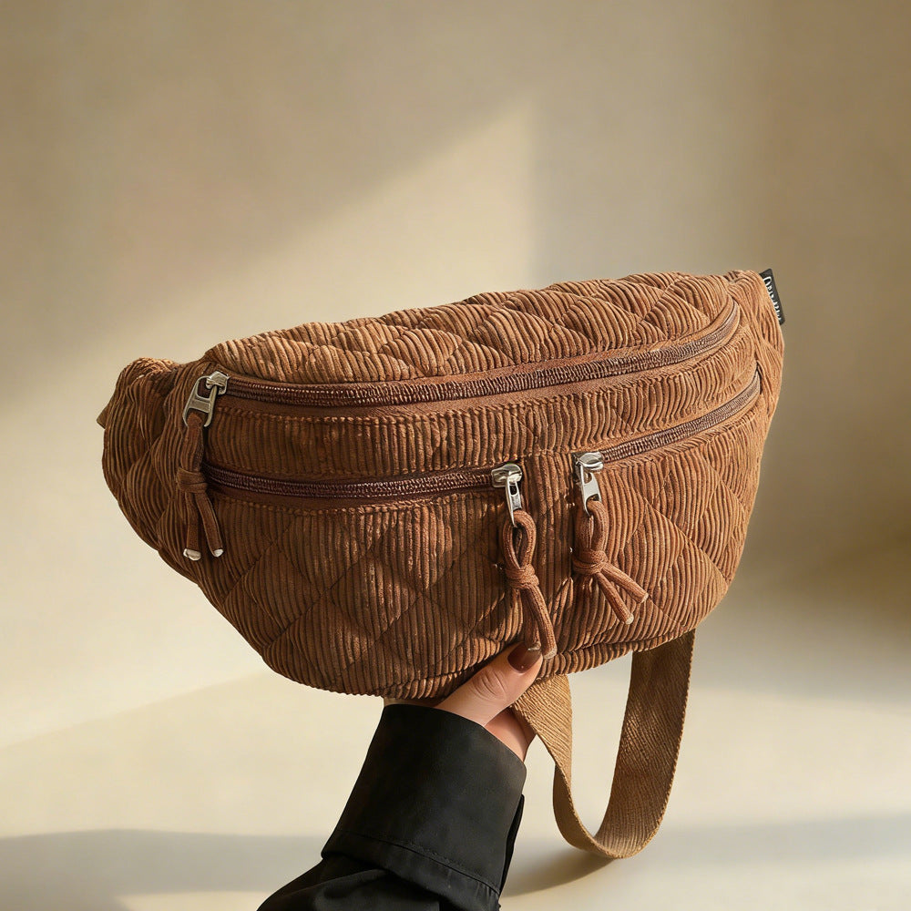 Klassische Corduroy-Tasche
