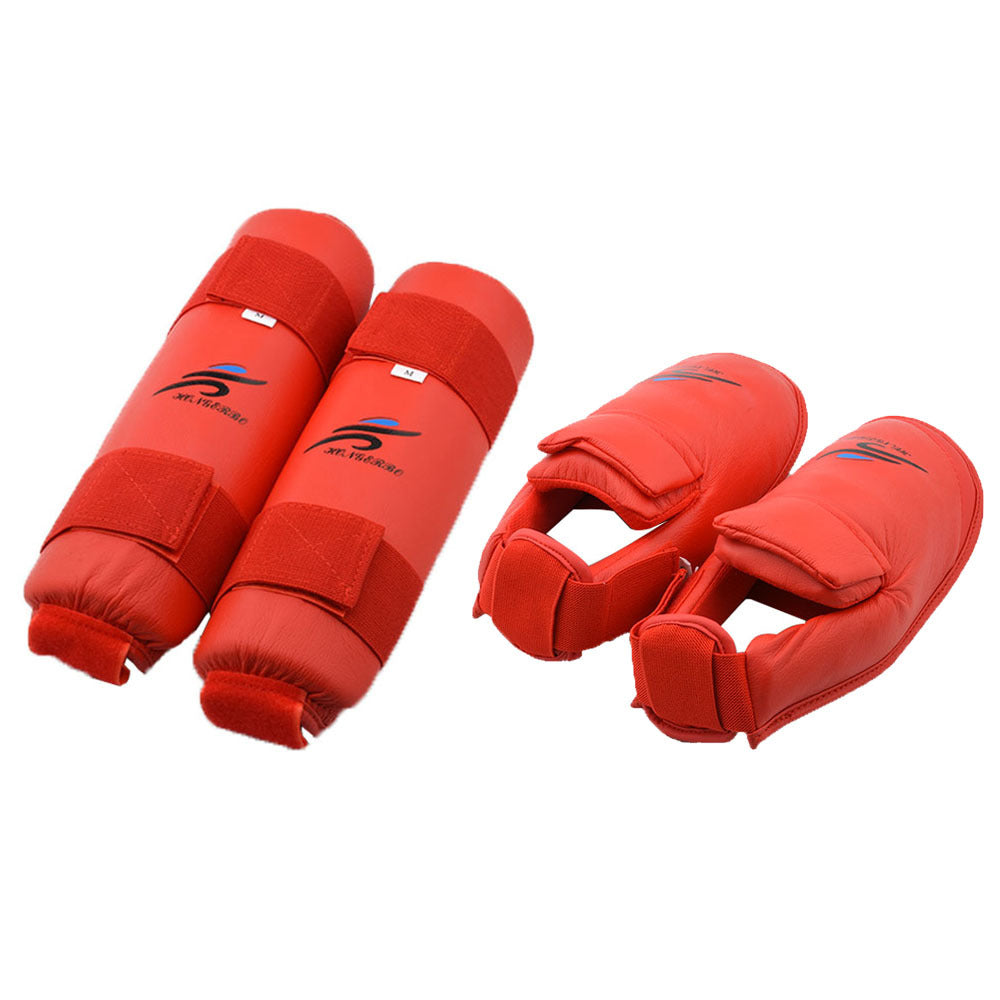 Karate Taekwondo Schienbein- und Kopfschutz-Set – Bild 2 | LuxeStyle