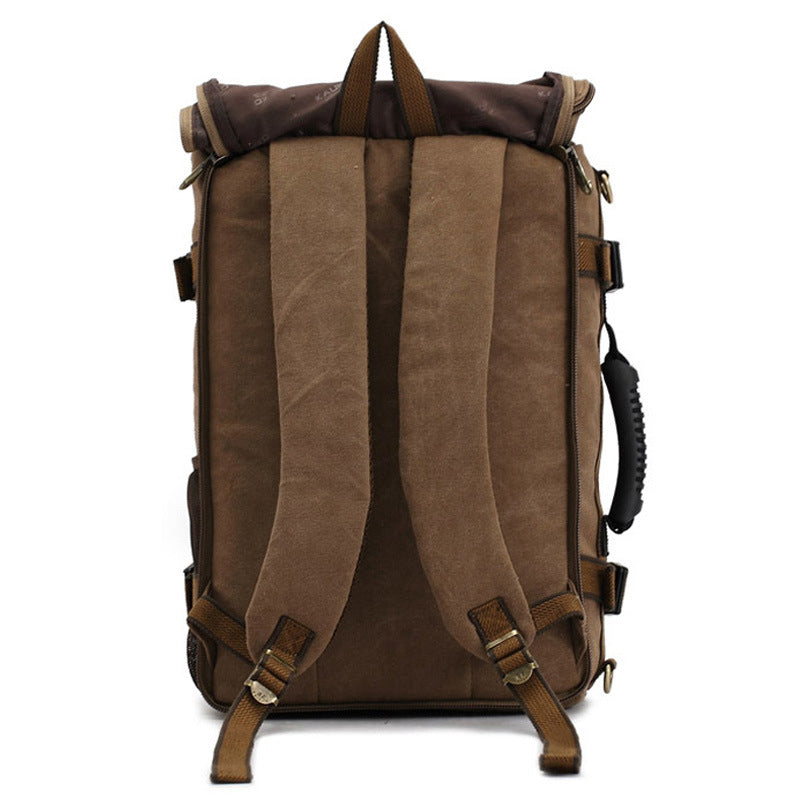 Canvas Rucksack für Reisen und Laptop – Bild 9 | LuxeStyle