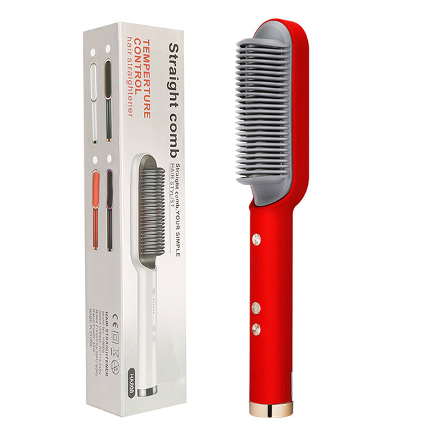 2-in-1 Haarglätter & Lockenstab mit Ionen