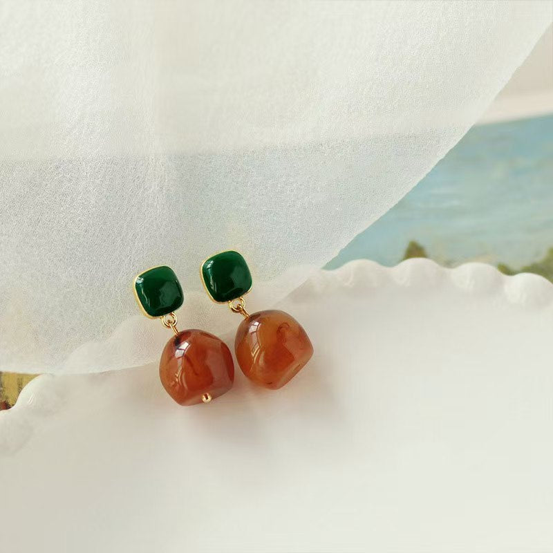 Französische Vintage Premium Ohrstecker – Ansicht 3