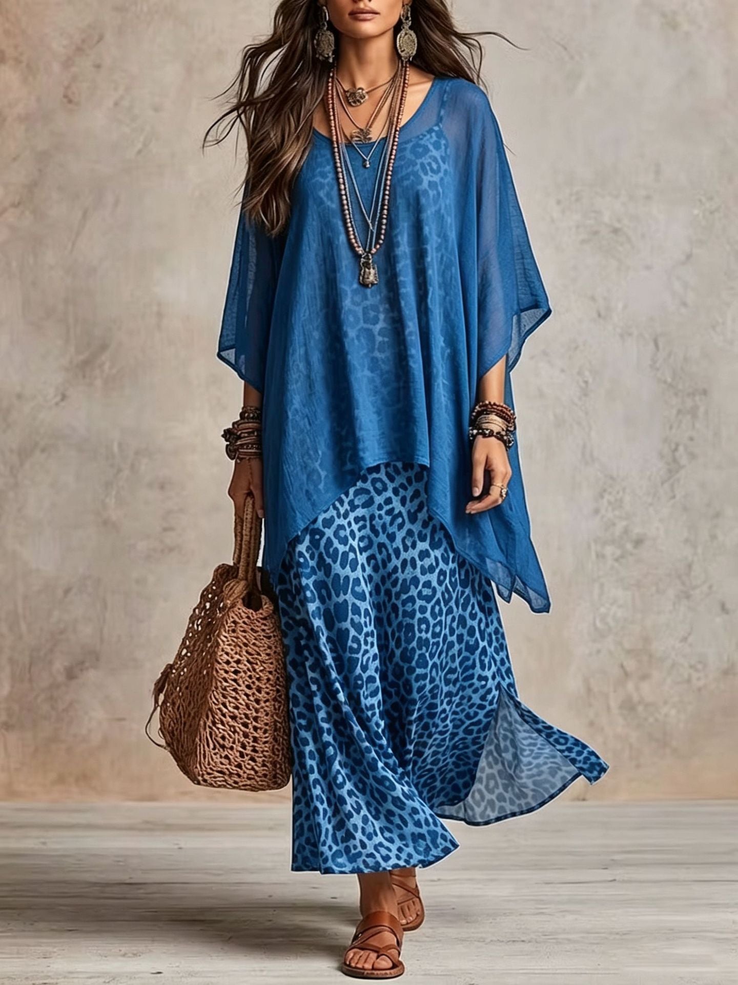 Elegantes Leopard-Kleid