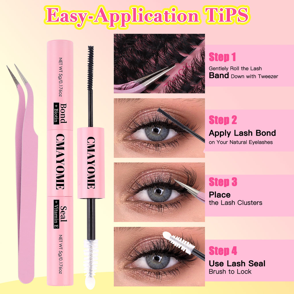 Falsche Wimpern Set zum selber machen