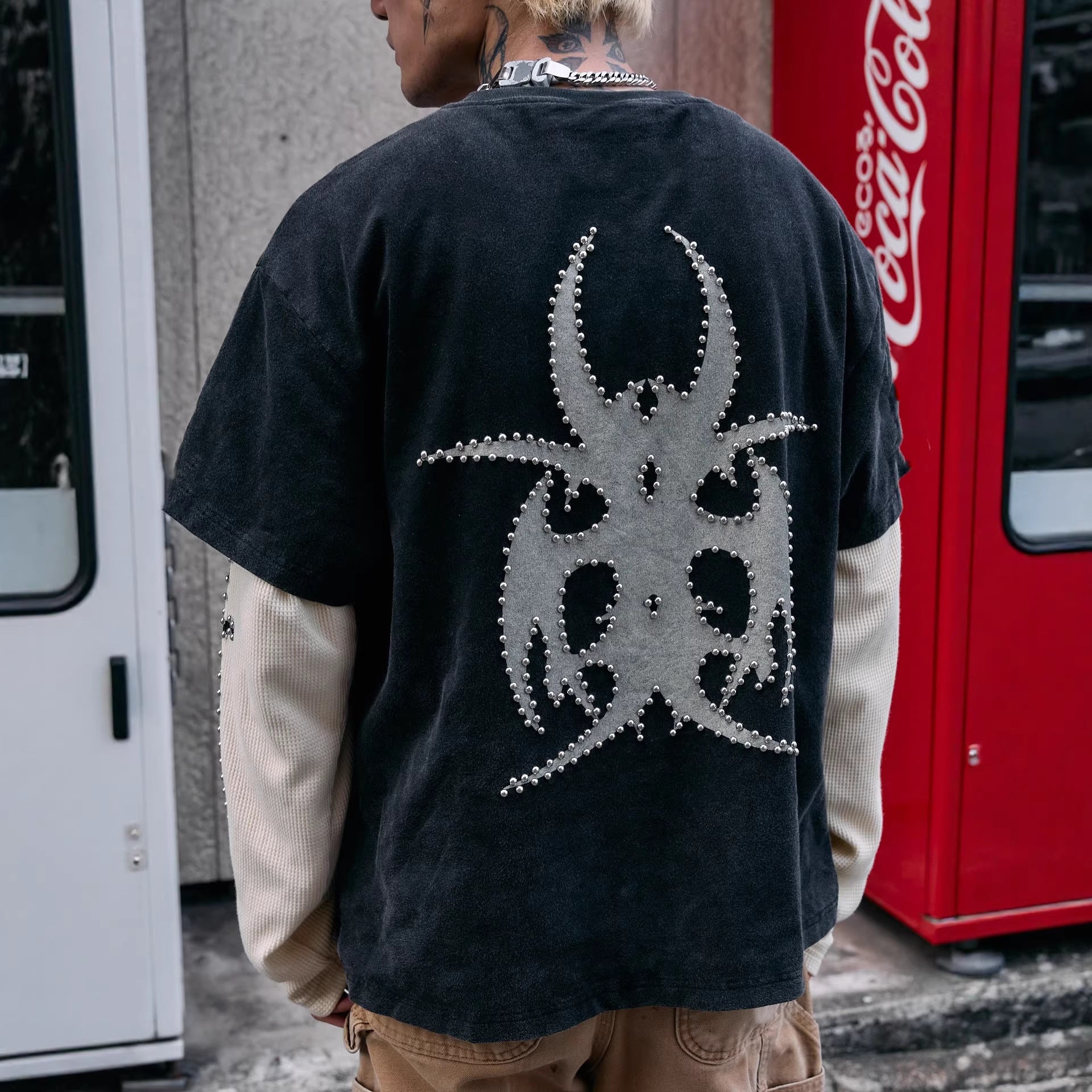 Faux-Zweiteiler T-Shirt