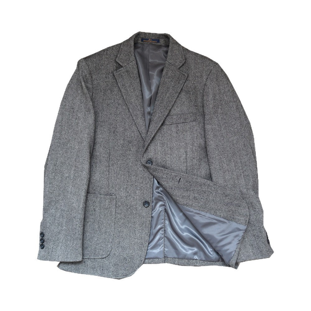 Herren Sakko Fischgrat-Muster Slim Fit – Ansicht 4