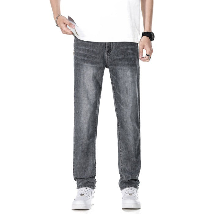 Dünne, lockere Business-Jeans für Herren