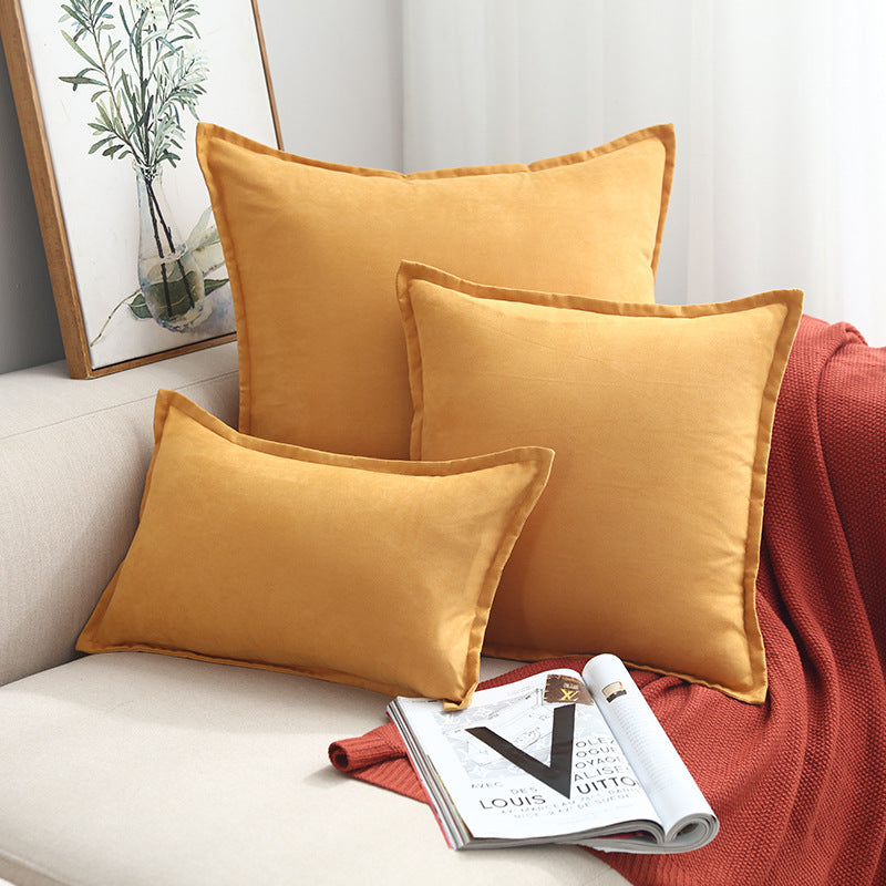 Samt-Kissenbezug im skandinavischen Stil – Bild 1 | LuxeStyle