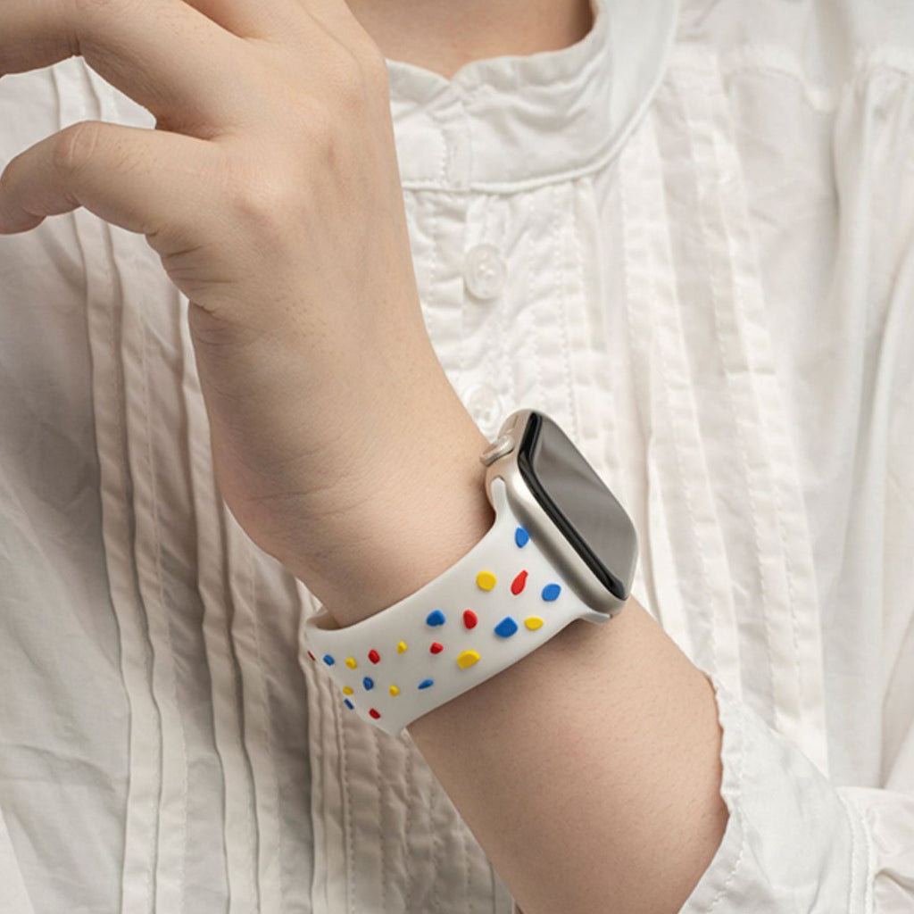 Buntes Silikonarmband für Smartwatch | LuxeStyle