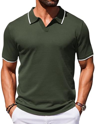 Herren Retro-Print Kurzarm-Shirt