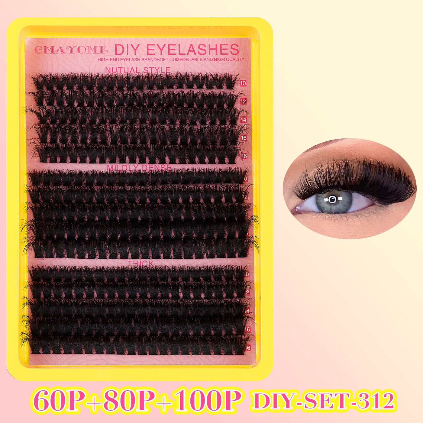 Falsche Wimpern Set zum selber machen
