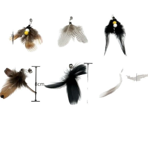 Ersatzfedern für Katzenangel