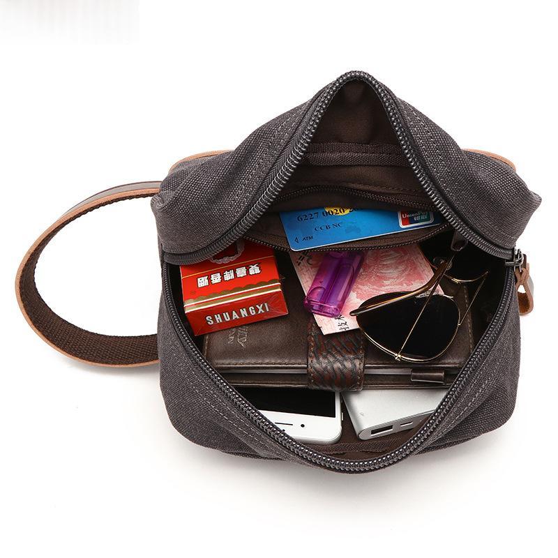 Retro Canvas Portemonnaie und Necessaire
