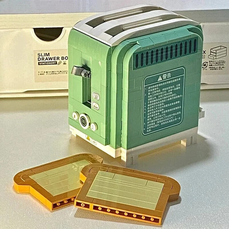Mini Retro Kaffeemaschine Bausteine – Bild 4 | LuxeStyle